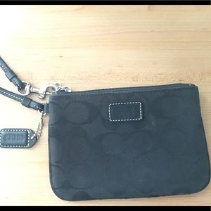 Coach Black Wristlet